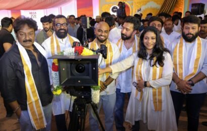 ஹைதராபாத்தில் கோலாகல பூஜை..! நாளை முதல் தொடங்கும் #ChiruBobby2 படப்பிடிப்பு